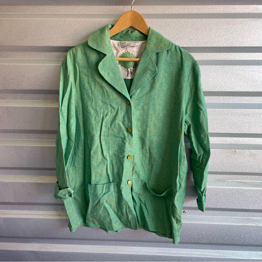 St. John Vintage Set Apple Button Detail Top And Pants